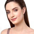 Gold Plated White Pearl Stone Daily Wear Studs Earrings