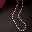 Gold Plated White Pearl Ethnic Stylish Necklace