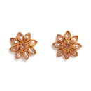Floral Gold-Plated & Beige Kundan-Studded Jadau Jewellery Set Combo