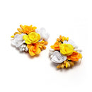 Gold Plated Stylish Multicolor Ethnic Set of 1 Maang Tikka & Earrings