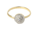 Gold Plated White Cubic Zirconia Daily Wear Pendant Matching Set