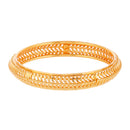 Gold Plated Leaf Shape Daliy Wear Set of 2 Bangles