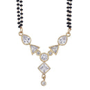 Gold Plated Kundan Style Contemporary Mangalsutra For Women