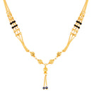 Gold Plated Alloy Beads Contemporary Mangalsutra For Women