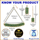 Gold Plated Green Kundan Ethnic Bridal Jewellery Set