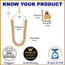 Gold Plated Kasu Mala Multicolor Cubic Zirconia Ethnic South Indian Jewellery Set