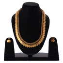 Gold Plated Kasu Mala Multicolor Cubic Zirconia Ethnic South Indian Jewellery Set
