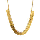 Stylish Gold Plated Coin Ethnic Necklace